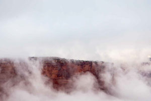 Portfolio, image of red rocks with clouds
