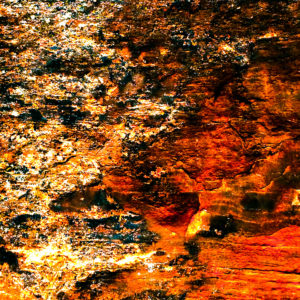 Orange rock texture