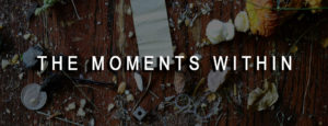 ART, The Moments Within, Chris Moss, Moss Image, text over garbage on a floor, dirty floor, conceptual art