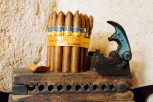 Cuban cigars wrapped in bundle, chris moss, moss image, moab photographer